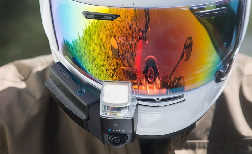 Gadget Mungil di Helm Motor, NUVIZ HUD Buat Penunggang Mirip “Iron Man”