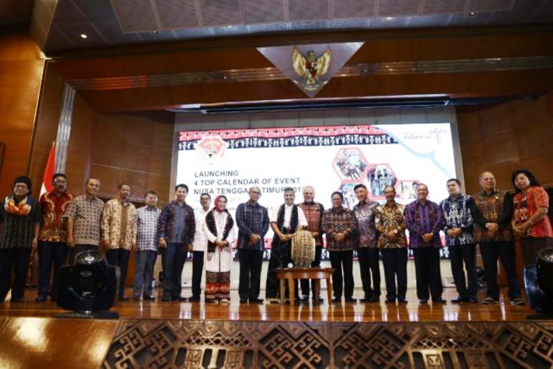 Kemenpar Luncurkan Top 4 Calendar of Event NTT 2018