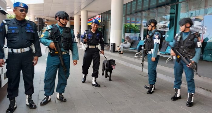 Denpom Lanal Banten Kerahkan Unit K-9 untuk Cegah Penyelundupan Narkoba