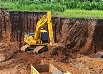 Akibat Pengerukan Tanah, Tukad Pakerisan Tak Sebening Dulu