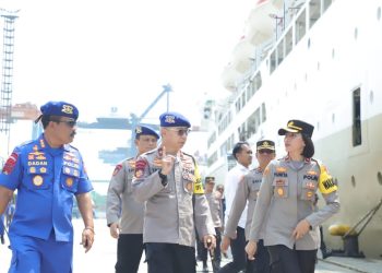 Dirpolair Mabes Polri Tinjau Posko Ops Ketupat di Muara Angke dan Tanjung Priok