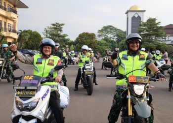 TNI-Polri Guyub, Kapolda Banten dan Danrem 064/MY Patroli Sambangi Polsek dan Koramil