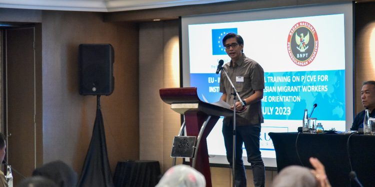 Sinergi dengan BP2MI, UE dan RUSI, BNPT Bekali Pekerja Migran Cara Cegah Paham Radikalisme