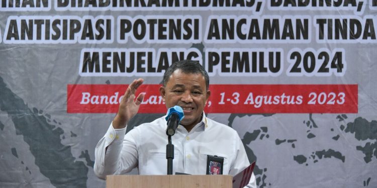 Cegah Pemilu Disusupi Kelompok Radikal BNPT Latih Aparat Keamanan Tingkat Desa