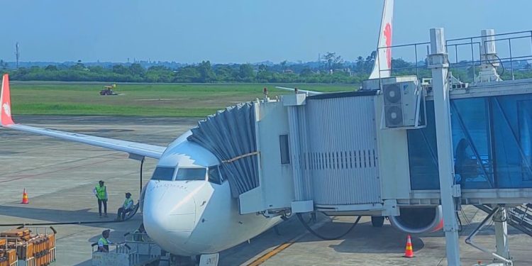 Ada Angin Kencang, Pesawat Lion Sempat Batal Mendarat di Bandarat Sultan Taha Jambi