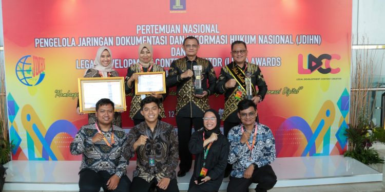 BNPT Raih Juara 1 JDIHN dan Juara 3 LDCC Award 2023