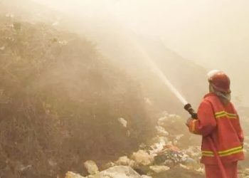 Pasca Terbakar TPA Mandung Lakukan Ujicoba Pembuangan Sampah