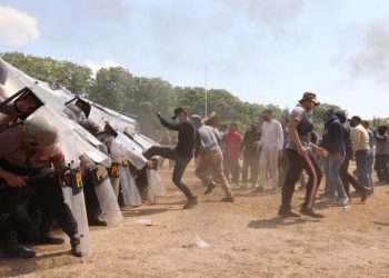 Polda Bali Gelar Simulasi Pengamanan Kota Jelang Pemilu 2024