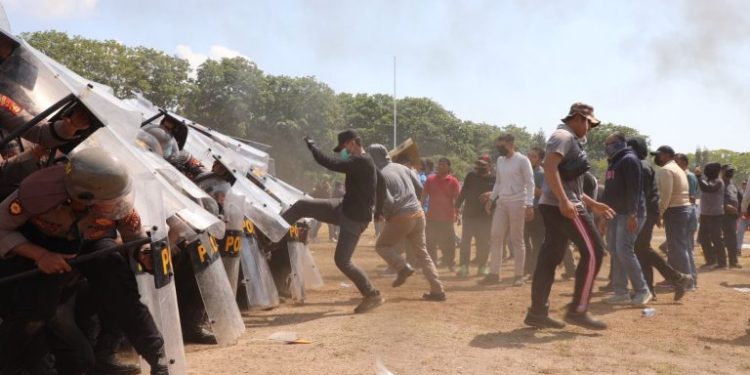 Polda Bali Gelar Simulasi Pengamanan Kota Jelang Pemilu 2024