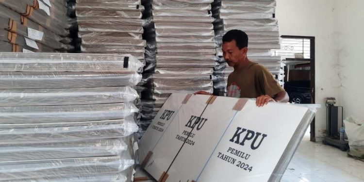 Jelang Pemilu 2024, KPU Karangasem Terima 7.800 Kotak Suara