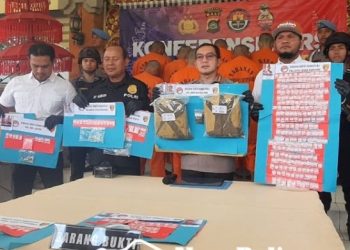 Polres Denpasar Ungkap 58 Kasus Narkoba dan Amankan 85 Tersangka