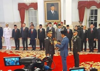 Maruli Simanjuntak Resmi Jabat KSAD, Usai Dilantik Presiden Jokowi