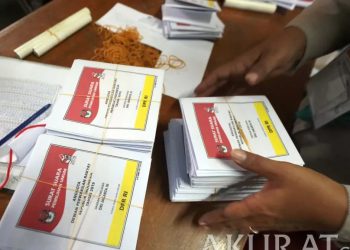 KPU Denpasar Temukan 1.158 Kertas Suara Rusak