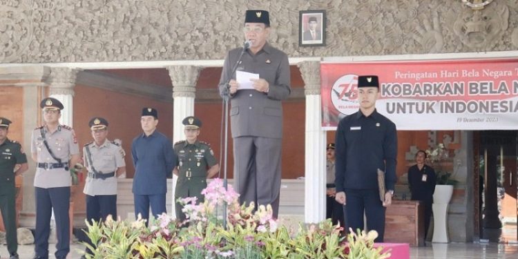Pj Bupati Buleleng Lihadnyana Tegaskan Aksi Bela Negara Bukan Cuma Tugas TNI-Polri