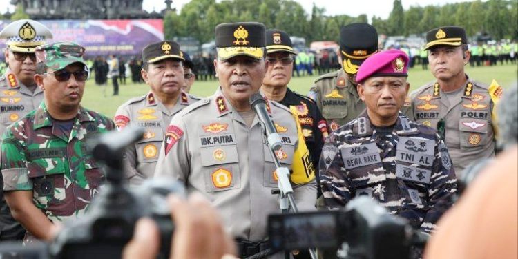 Polda Bali Terjunkan 1.600 Personil Amankan Natal dan Tahun Baru 2024