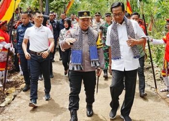 Kapolri Resmikan Pembuatan Sumur Bor Presisi di Gunungkidul Yogyakarta