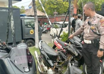 Dapat Picu Keributan, Satlantas Polres Buleleng Sita 50 Knalpot Brong