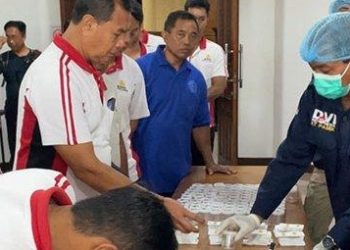Cegah Penggunaan Narkoba, Ratusan ASN Pemkab Badung Dites Urine Secara Mendadak