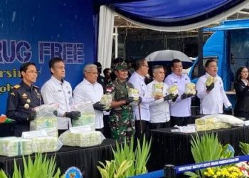 BNN RI Musnahkan 20,9 Kilogram Sabu dan 11,34 Gram Ganja