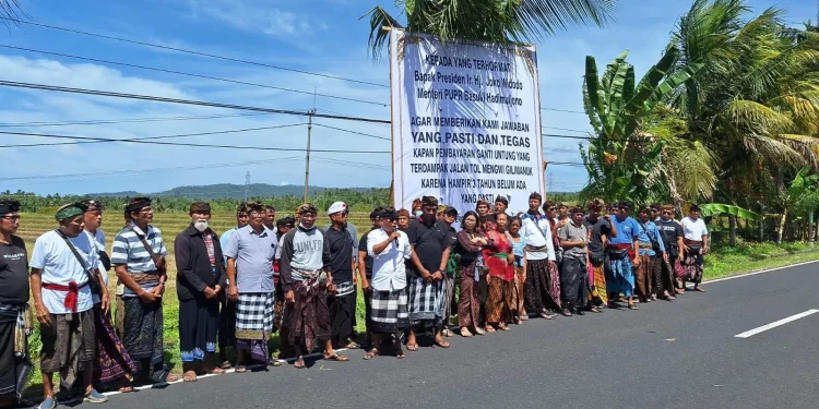 Masyarakat Terdampak Proyek Tol Gilimanuk-Mengwi Pertanyakan Kepastian Pembebasan Lahan