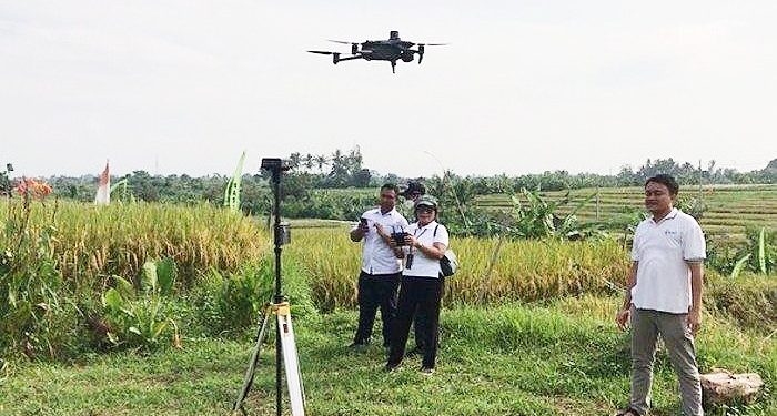 Tingkatkan Produktivitas Pertanian, Distan Denpasar Gunakan Teknologi Drone