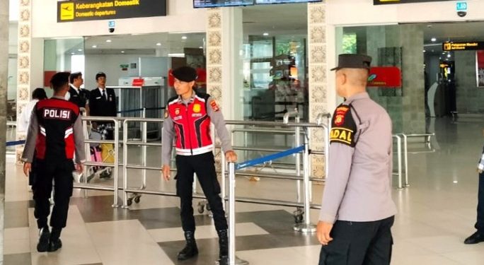Ciptakan Rasa Aman, Polres Kawasan Bandara i Gusti Ngurah Rai Tingkat Patroli Keamanan 