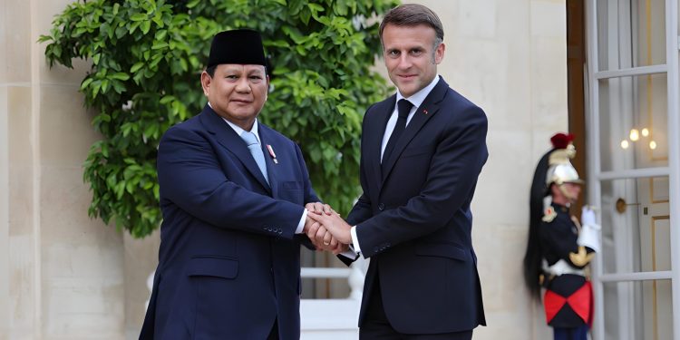 Lawatan ke Prancis, Menhan Prabowo Temui Presiden Emmanuel Macron Bahas Kerjasama Bilateral