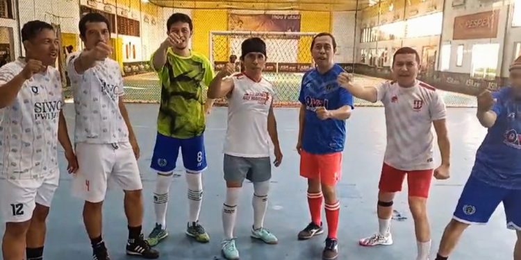 Jelang Porwanas Banjarnasin, Tim Futsal Siwo PWI DKI Jakarta Serius Persiapkan Diri