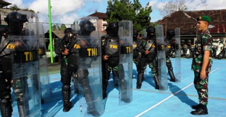 Kodim 1612/Bangli Terjunkan 75 Personel Amankan Pilkada serentak 2024