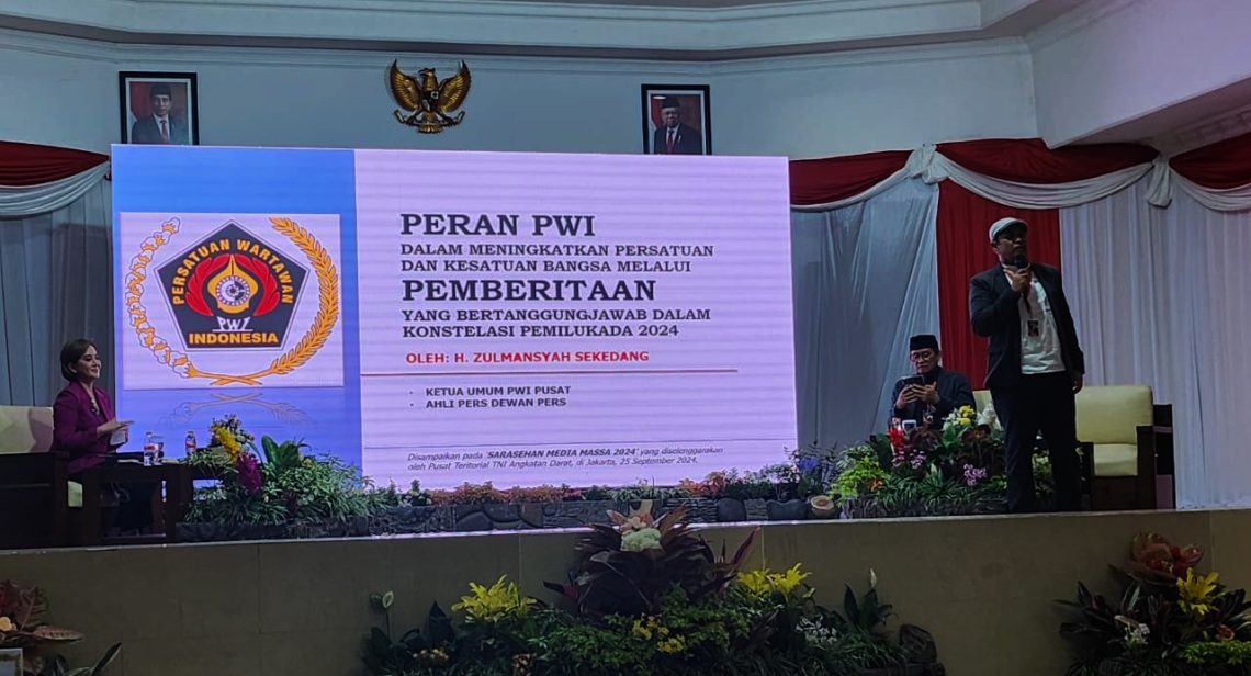 Ketua PWI Pusat Ingatkan Media Massa Pentingnya Jaga Kebhinekaan   Jelang Pilkada 2024
