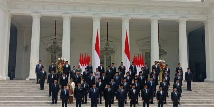 Ini Susunan Menteri Kabinet Merah Putih Pemerintahan Prabowo-Gibran 2024-2029
