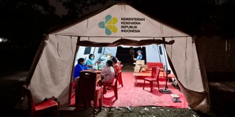 Kemenkes Kirim Bantuan dan Siagakan Pos Kesehatan Korban Erupsi Gunung Lewotobi NTT
