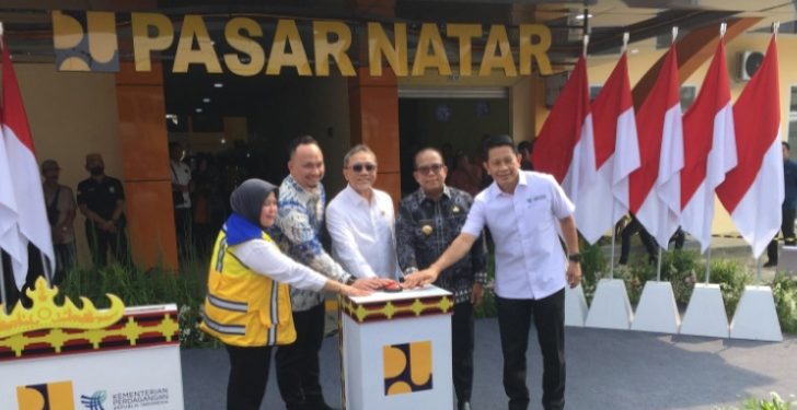 Tampung 799 Pedagang, Menko Pangan Zulkifli Hasan Resmikan Pasar Natar Lampung Selatan
