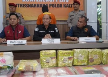 Polda Kaltim Ungkap Peredaran 8 Kilogram Sabu Asal Malaysia