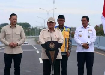 Presiden Prabowo Resmikan Flay Over Madukoro Semarang