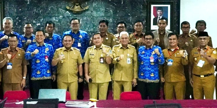 Evaluasi Kinerja Triwulan ke-V, Pj Gubernur Sultra Paparkan Capaian Kinerja