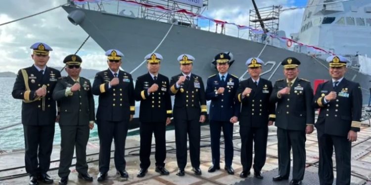 TNI AL Terima Dua Kapal Perang Baru Jenis. PPA Buatan Ficantieri Italia