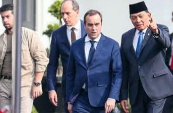 Menhan Sjafrie Sjamsoeddin Terima Kunjungan Menhan Perancis 